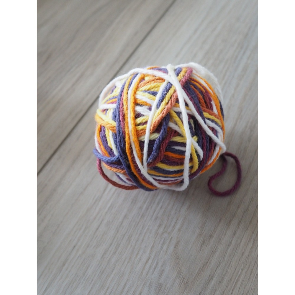 Lily Sugar n Cream Multicolor Cotton Yarn Partial Rolls Craft Scrap Lot Good - Picture 8 of 16
